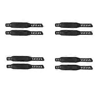 8 Pairs Exercise Bike Pedal Straps Widened Bicycle Pedal Straps for Exercise Bike Stationary Cycle Home or Gym JH4 26-27