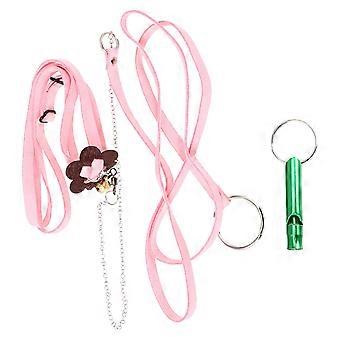 Pet Pulling Rope Tortoise Hauling Rope for Walking 2Pcs Pink Durable Leash