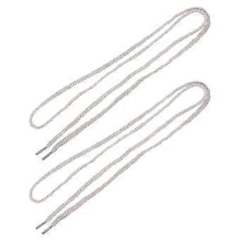 Shoe Strings Flat Shoelace Plush Wide Shoestring Outdoor Casual Shoe Accessory Grey 160cm Length 0.50cm Width For Men Women 1Pair