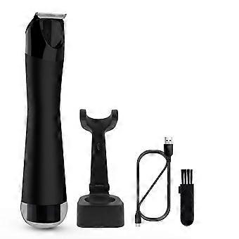 Mænds Body Shaver Elektrisk hårklipper Vandtæt pubic hår barbermaskine Body Hair Trimmer812 opladning model