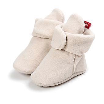 Baby Pojkar Flickor Anti-Slip Mjuk Sula Tofflor Stövlar Spädbarn Vinter Spjälsäng Skor