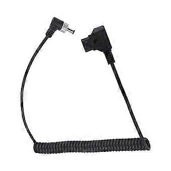 D-TAP Plug to DC Port DC Monitor Supply Cable Spring Power Wire with Lock for BMPC/ATOMOS/BESTVIEW M