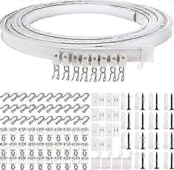 Curtain Track Set 5m Bendable Window Rod Track
