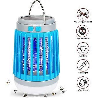 Solar-Campinglampe UV-Licht Insektenvernichter IP67 Wasserdichter Mückenvernichter Campinglaterne USB