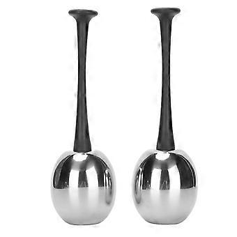 Lotto di 2 boules de glace pour le visage en acier inoxydable, pour massage du visage, rduit les poches et limine les ridules, pour les soins de la peau