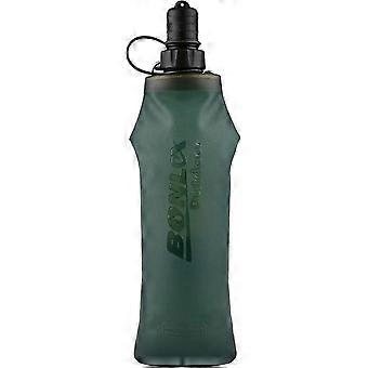 Weiche Trinkflasche mit Trinksystem, faltbar, ideal für Outdoor-Sportarten wie Laufen, Wandern und Radfahren (mkl)