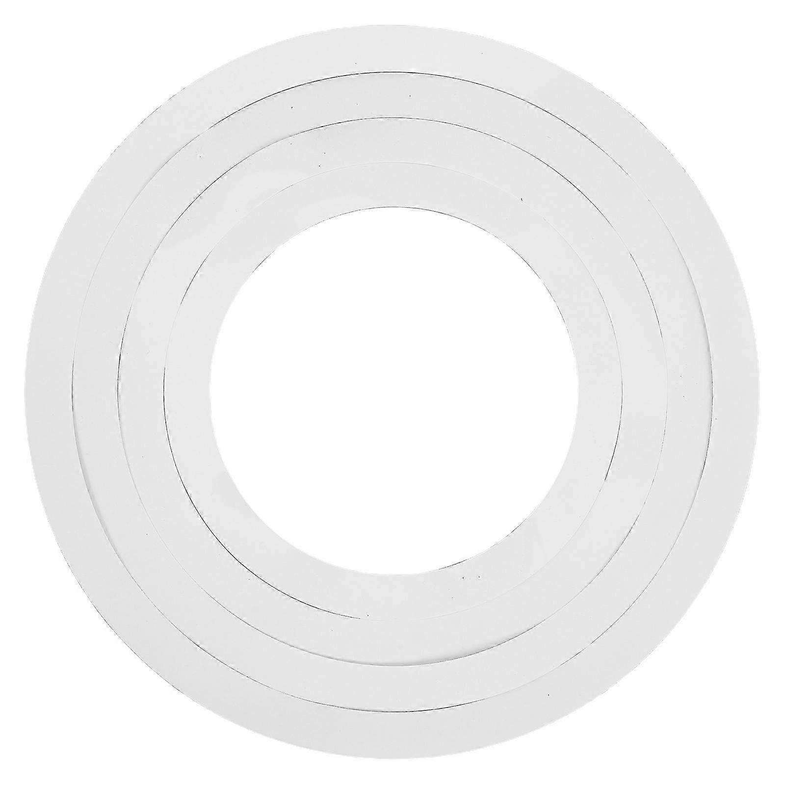 Ring Set Snare Drum Mute for Drum 4Pcs Portable White