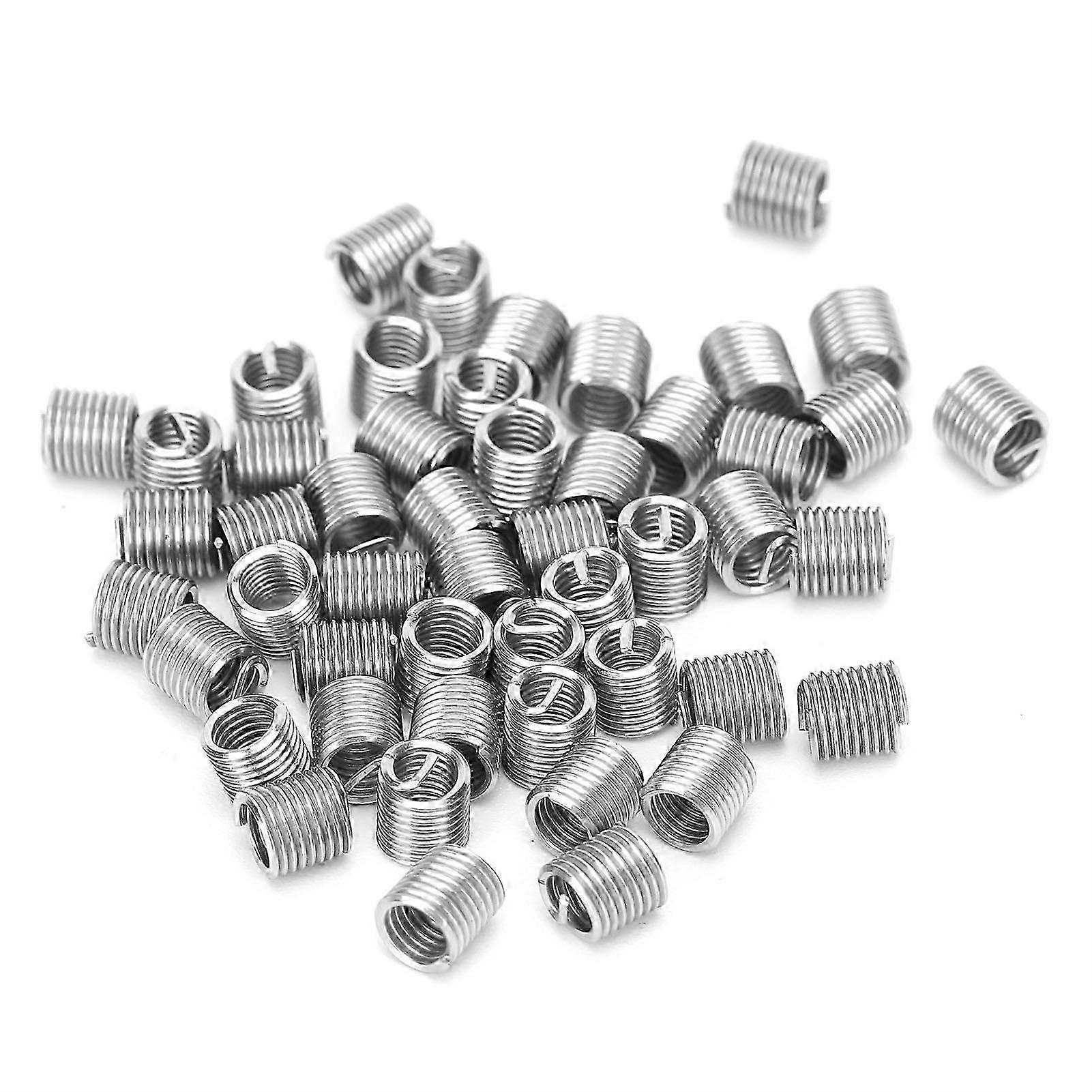 50Pcs Wire Thread Insert M3.5 x 0.6 Threaded Protection Socket Screw Bushing Repair Nut2D
