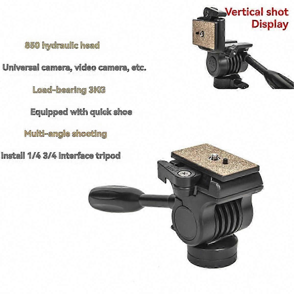 Video Camera Tripod Head Overhead Horizontal Vertical Mount