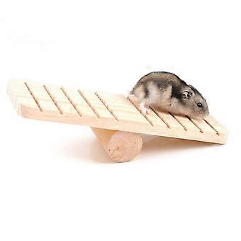 Wooden Seesaw Chew Toy For Small Pets