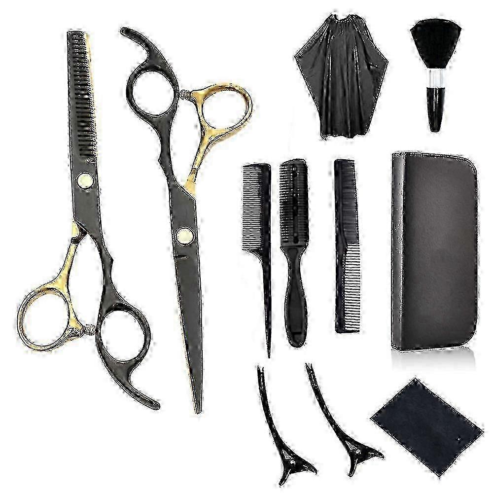 Professional Offset Handle Barber Scissors Set