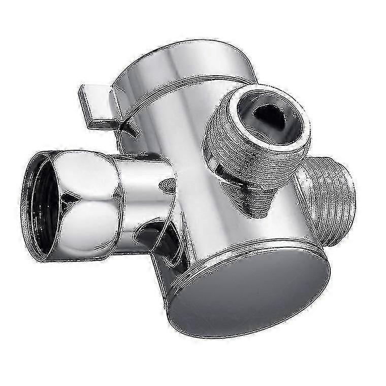 Three-way Shower Diverter, Bright Chrome