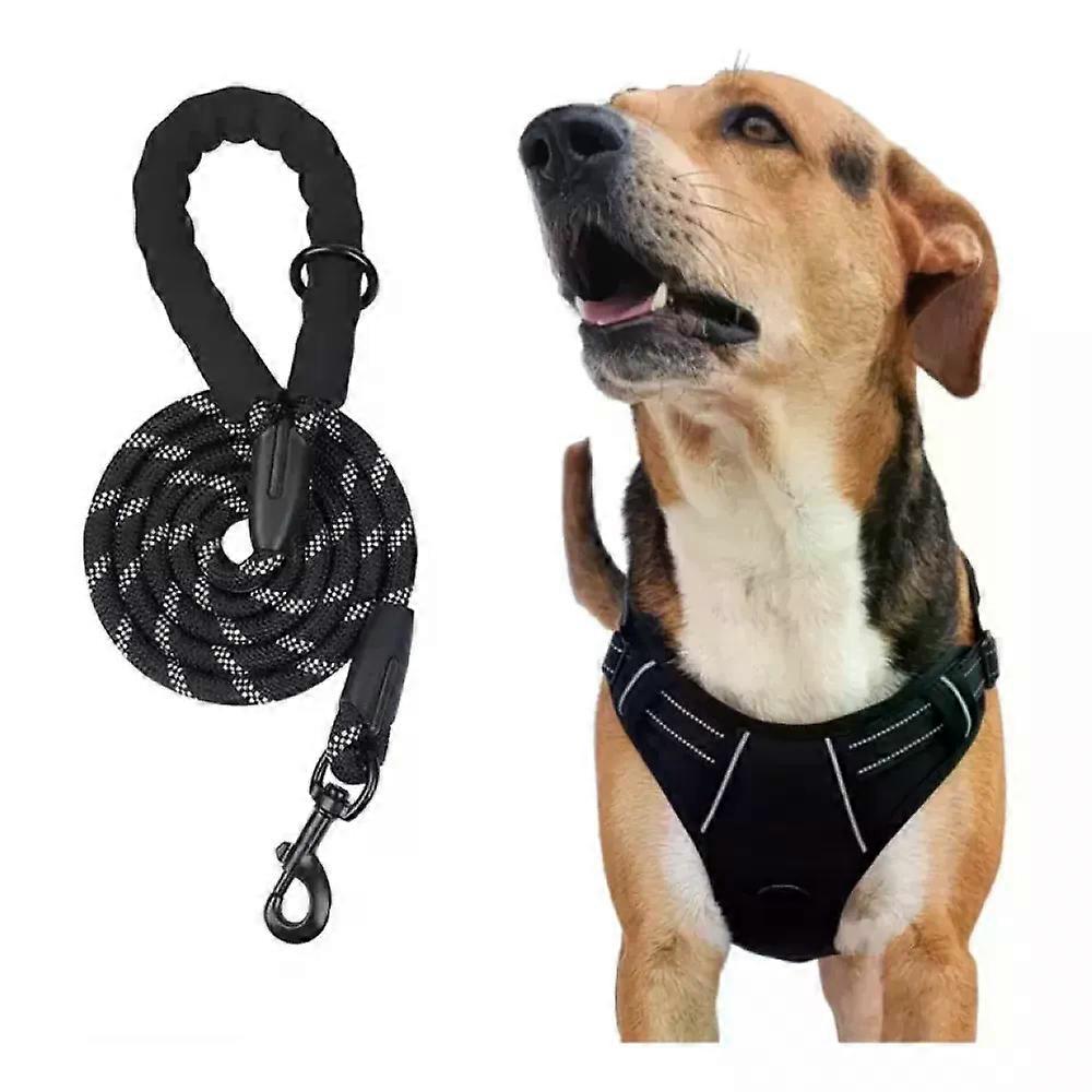 Reflective Adjustable No-Pull Dog Harness for Controlled Walking