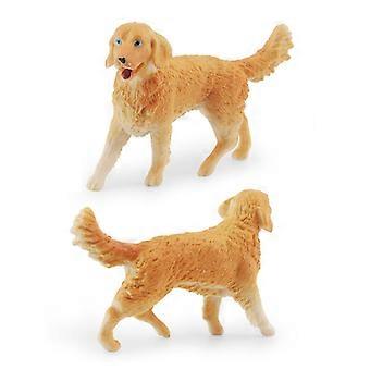 Conjunto de Figuras de Cachorro Conjunto de Brinquedos de Bolo de Cachorro Topo de Cupcake Conjunto de Brinquedos de Figuras de Cachorro Realistas Mini Coleção de Personagens de Cachorro