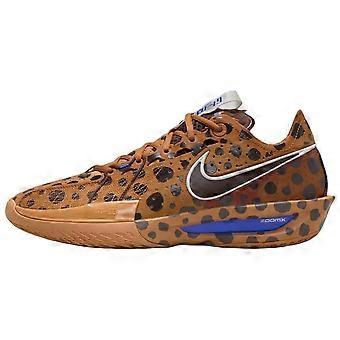 Nike Poole x Nike G.T. Cut 3 Basketball Shoes Unisex Brown Yellow IO6963-200