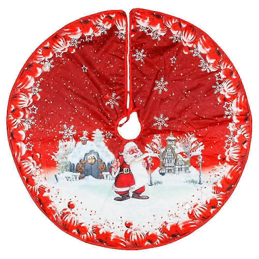 Easy-Install Polyester Tree Skirt