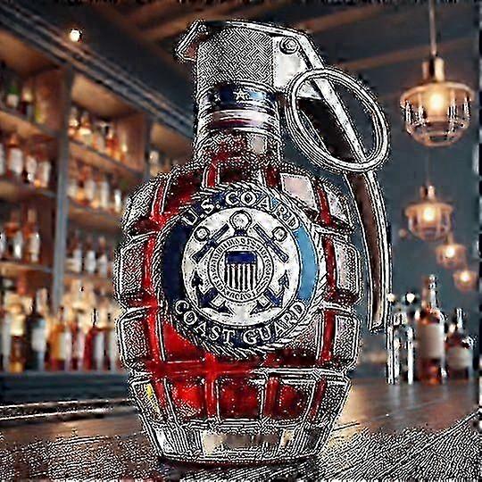 350ml Bald Eagle Glass Decanter