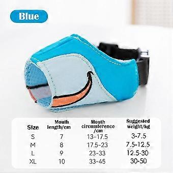 Soft Adjustable Dog Muzzle Mask Anti-indiscriminate Eating Breathable Anti-bite Mask Durable Anti-barking Mask