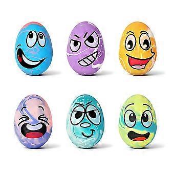 Squeaky Hondenspeelgoed, latex, interactief, 6 stuks, 6,5 cm