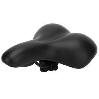 PU Leather Ergonomic Bumper Mountain Bicycle Saddle Seat Bike Cushion Cover AccessoryBlack-ak