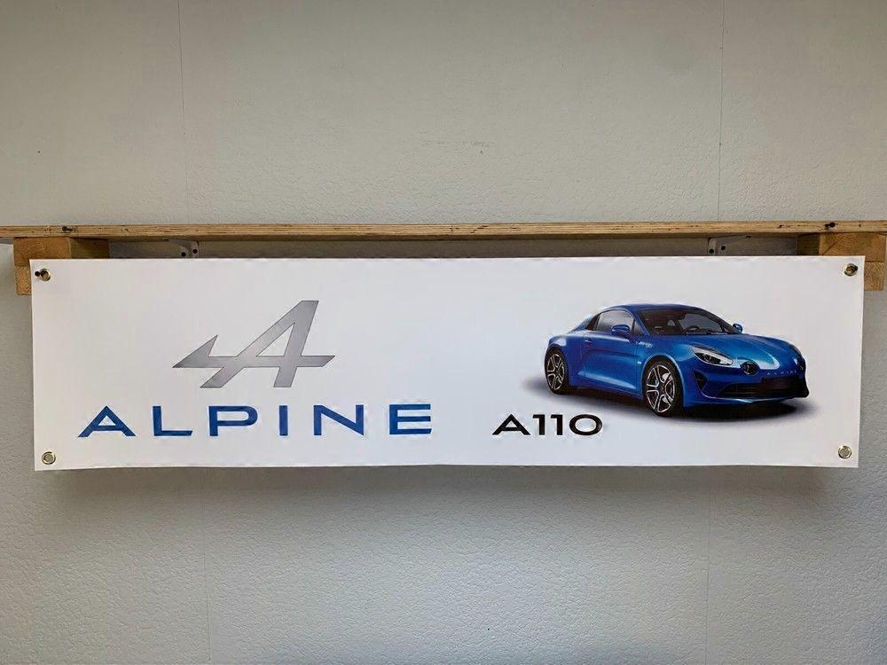 Alpine A110 Car Banner HF1163