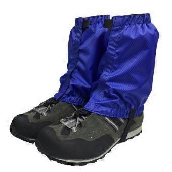 Waterproof Breathable Hiking Gaiters Lightweight Adjustable Elastic Ankle Protection Blue