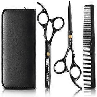 6.5 Inch Professional Hair Cutting Scissors with Ergonomic Finger Grip and Adjustable Tension for Salon and Home Use