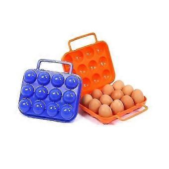 Outdoor Camping Tableware Portable Camping Picnic Bbq Egg Box Container Egg Storage Boxes Travel Kitchen Utensils Camping Gear_sh1