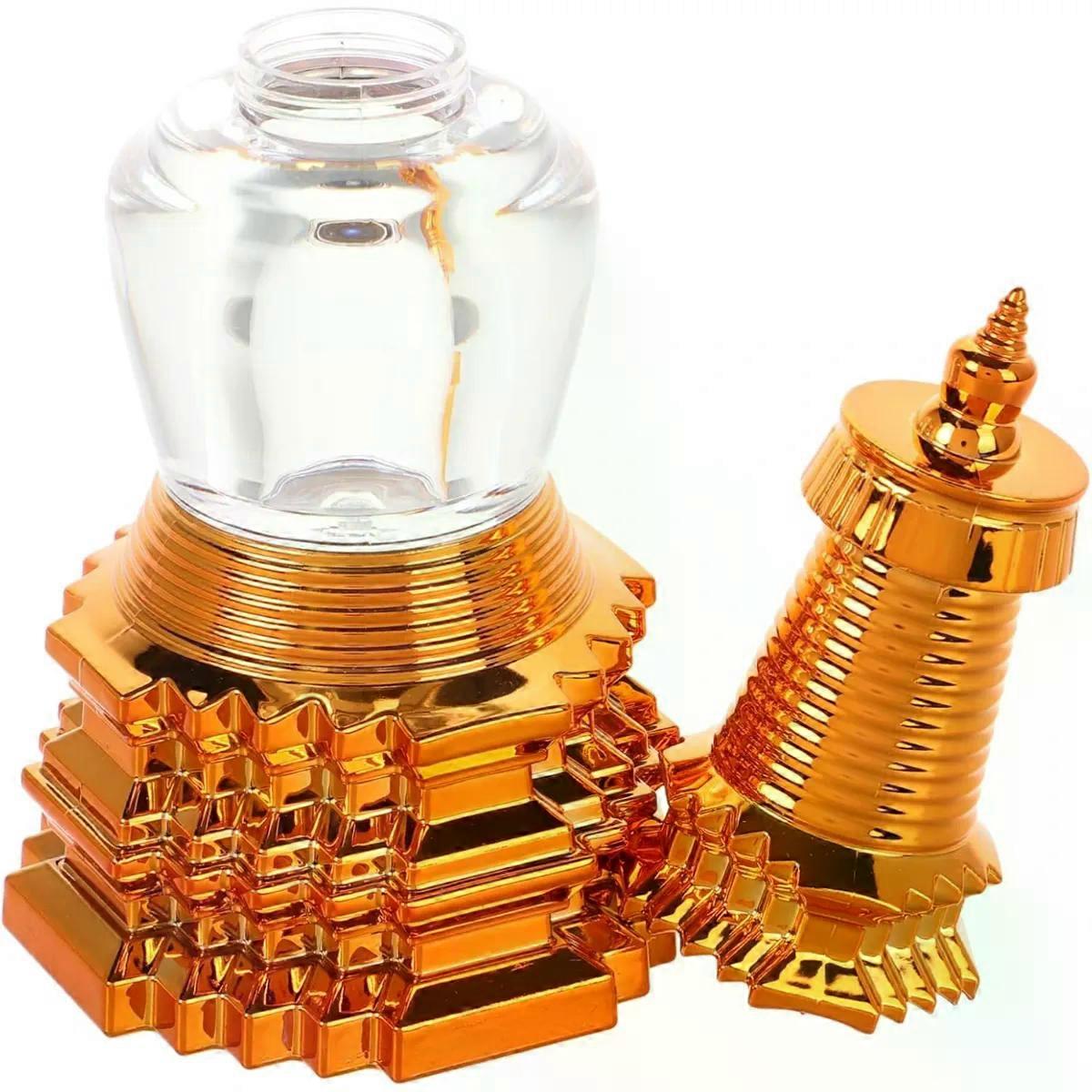 Buddha Offering Tower Model Zinc Alloy Openable Ornament