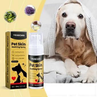 YEGBONG Pet Skin Soothing Spray 50ml Itch Relief Spray Hot Spot Treatment for Dogs