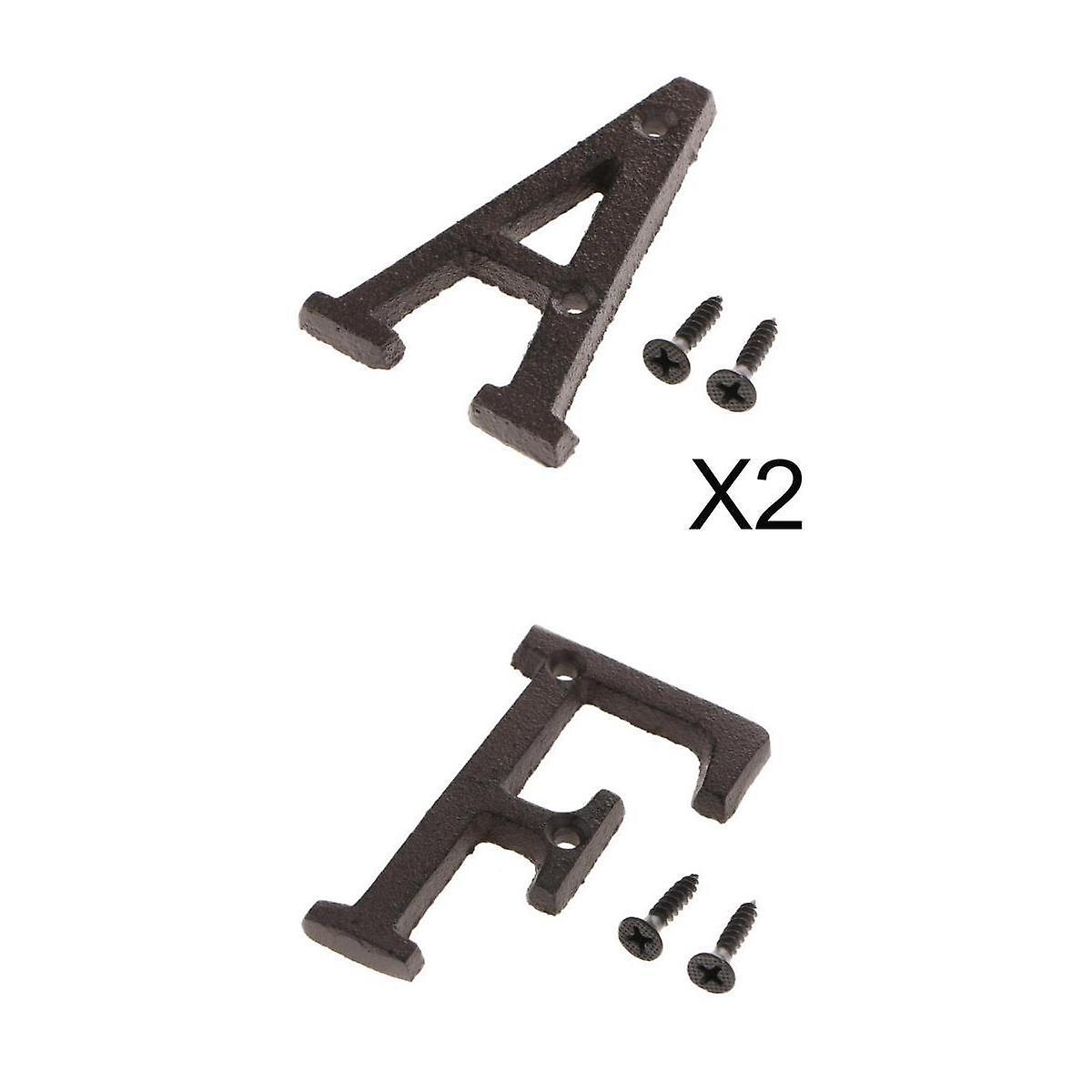 2 bucăți Creative DIY Ușă Placă Etichetă Semn Decor de perete