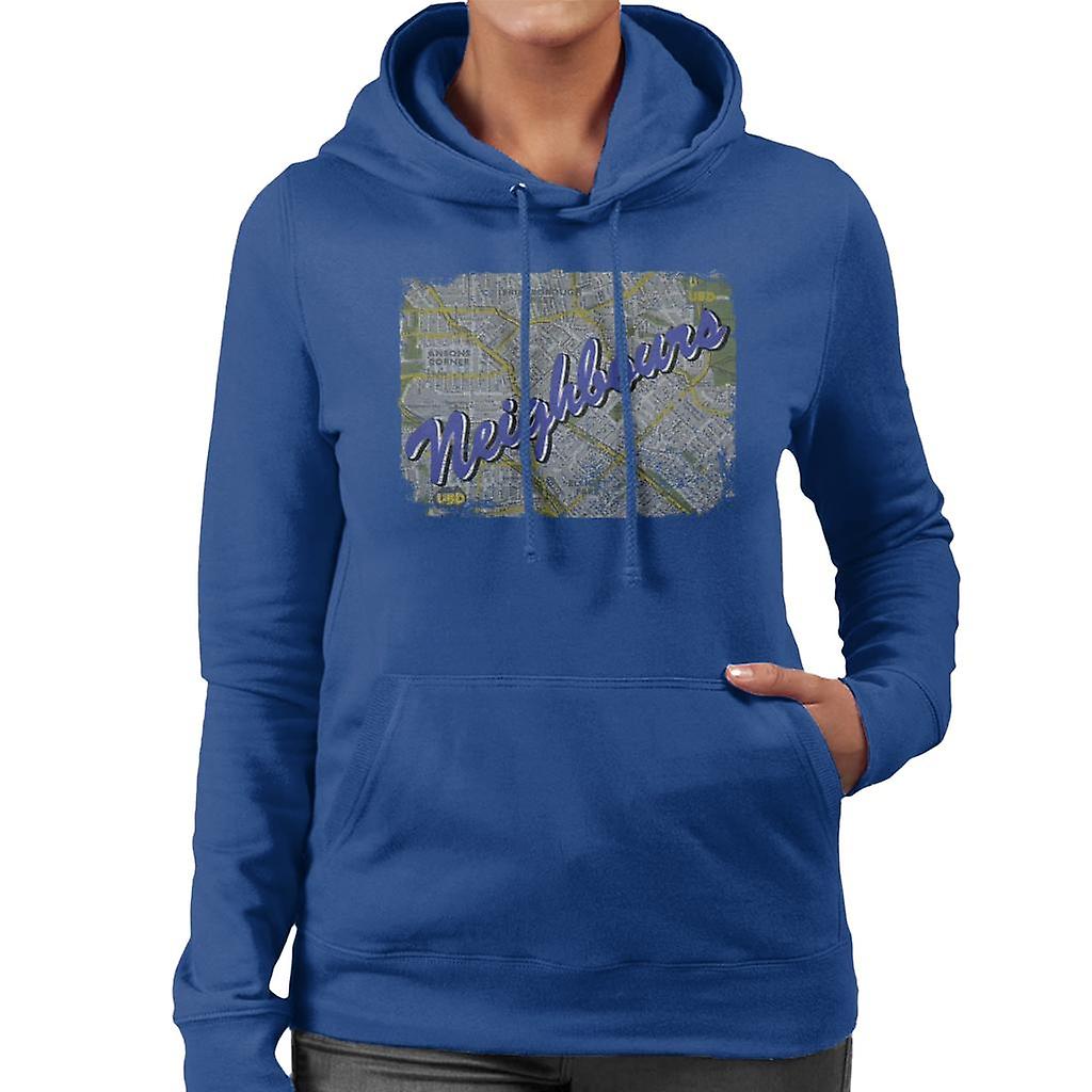 Neighbours 1987 Map Women's Hooded Sweatshirt