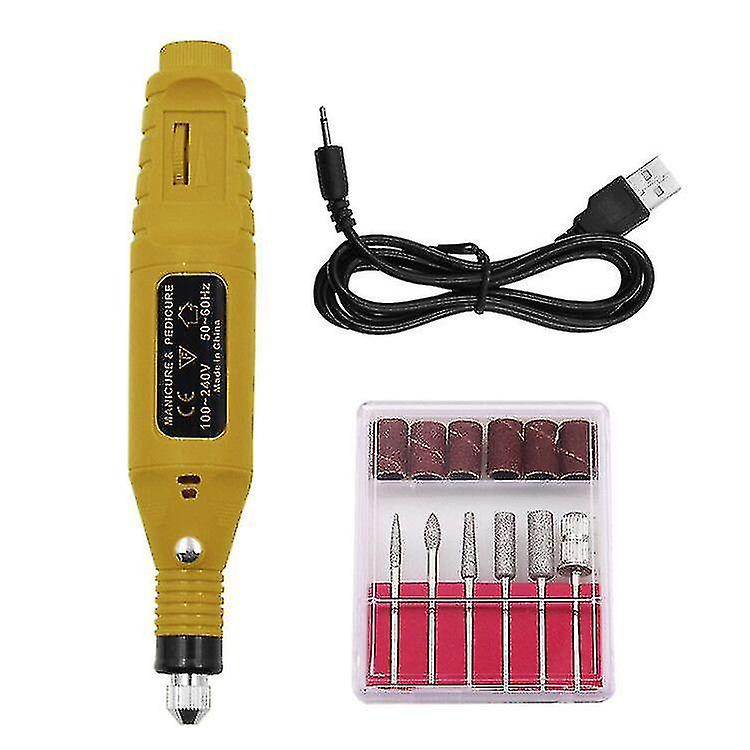Usb Rechargeable Nail Polisher Electric Nail Removal Tool Set Dead Skin Sanding And Polishing Pen Type Nail Polisher
