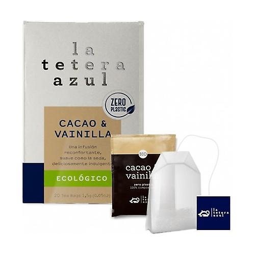 Eco cocoa and vanilla infusion 20 infusion bags of 1.5g