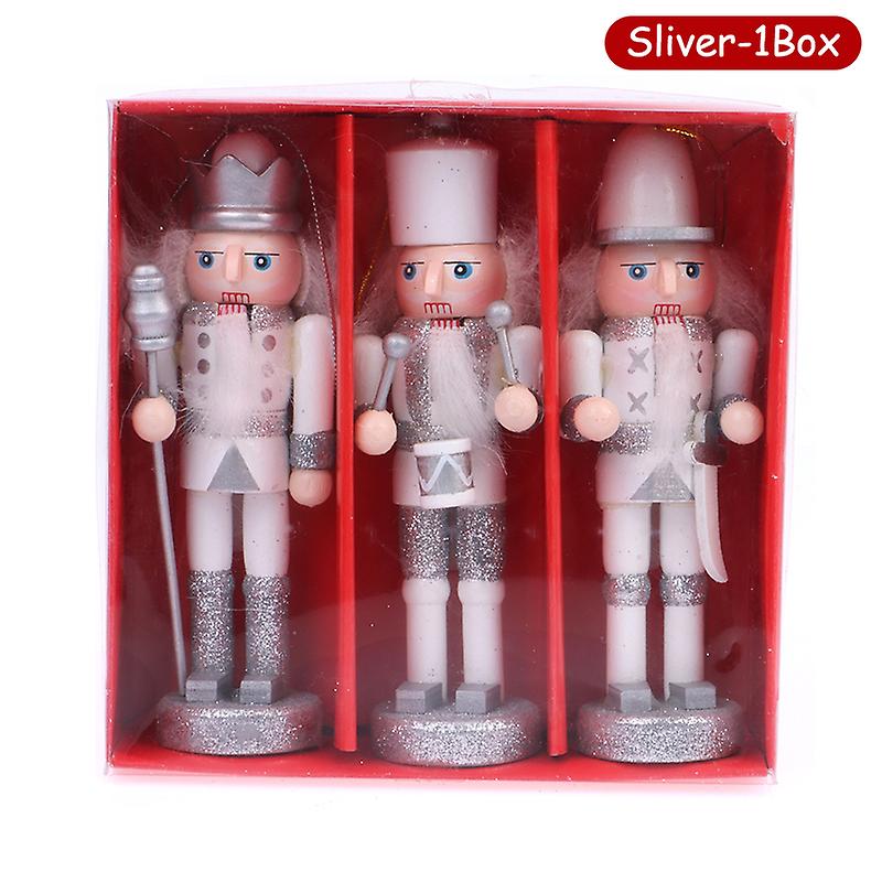 12.5cm Nutcracker Puppet Soldier Xmas Tree Pendant Home Doll Decor Ornament