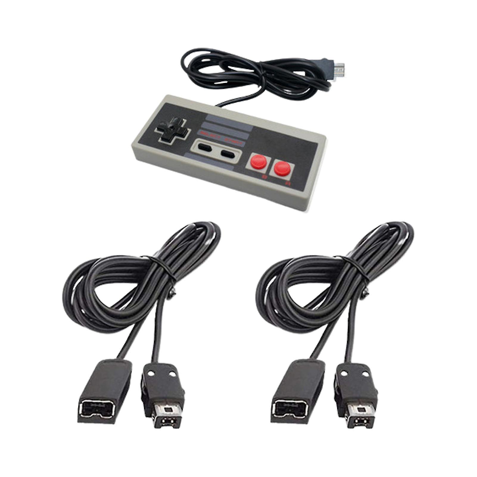 Gift Classic Mini Edition With 2 Extension Cables Wired Game Controller Portable
