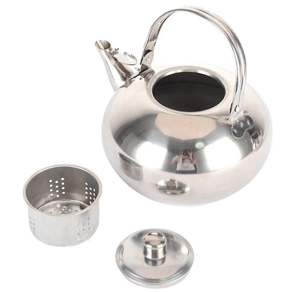 Stainless Steel Tea Pot Coffee Lightweight Removable Infuser Kettle 2L