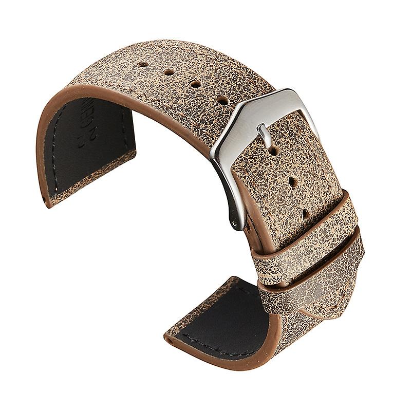 22mm Small Broken Texture Cowhide Strap