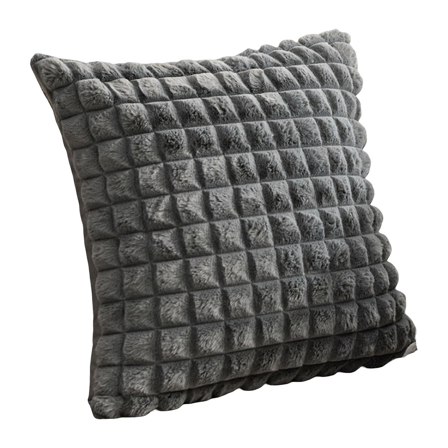Pillow Cushion Cover Soft Breathable Washable Comfortable Smooth Small Cube Pillowcase Home Supplies