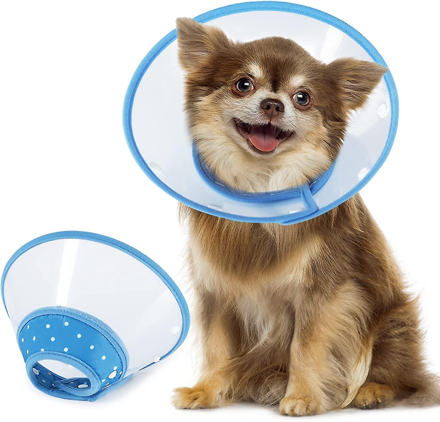 Pet Cone, Adjustable Lightweight Elizabethan Collar For Puppies, Small Dogs, Cats, Kittens And Rabbi