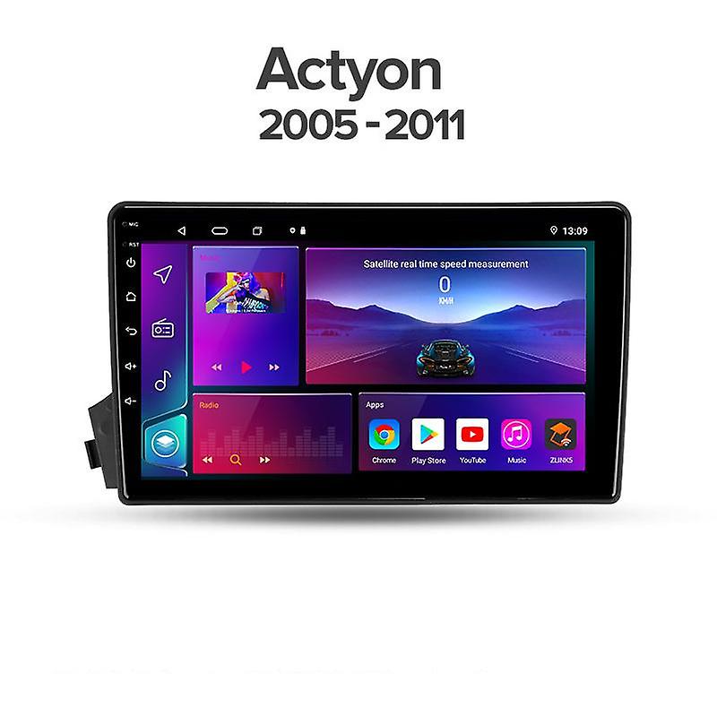 For SsangYong Actyon C100 2005 - 2011 Car Radio Multimedia Video Player Navigation GPS Android 2 din