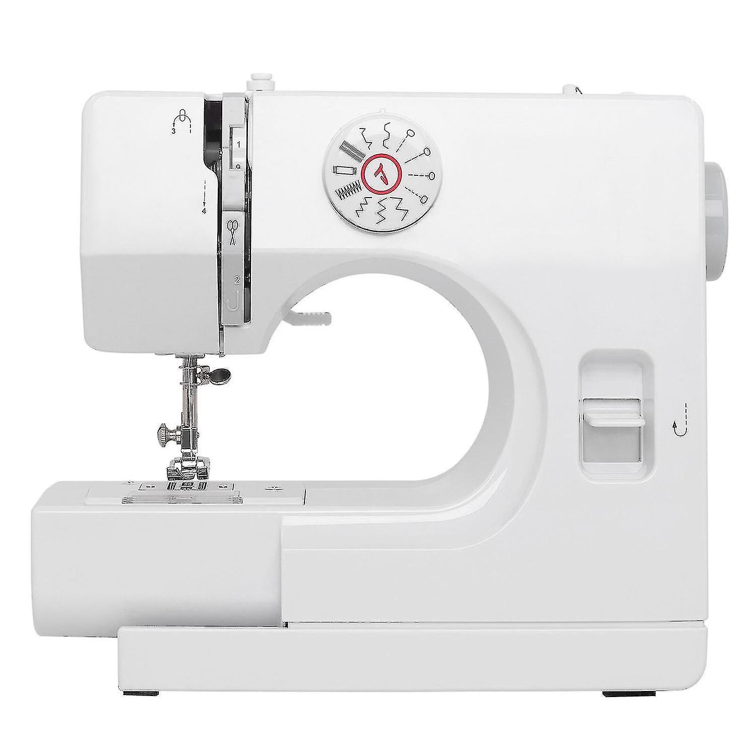 Mini Sewing Machine 12 Kinds Of Stitch Sewing Double Thread Two Speeds For Beginners