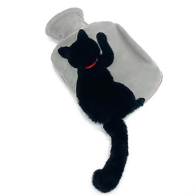 Hot Bottle With Plush Cover Rubber Hot Bottle