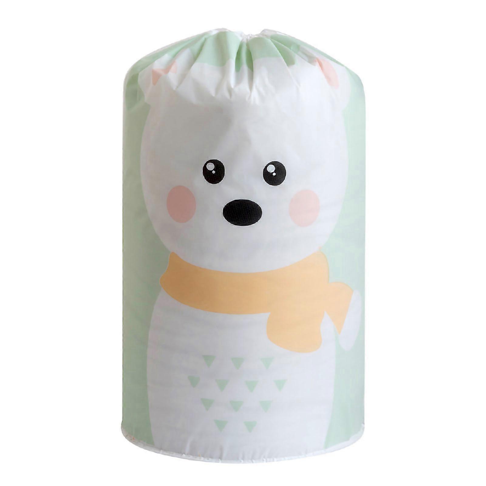 Green Bear PEVA Waterproof Comforter Storage Bag Dustproof Quilt