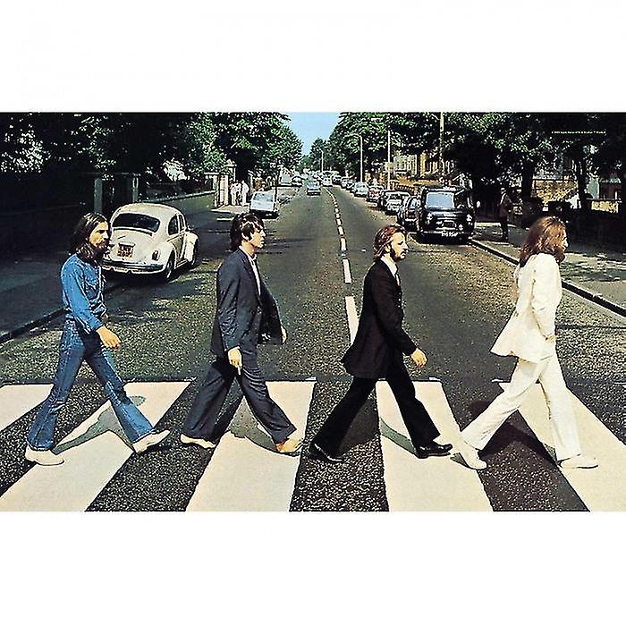 Les Beatles Abbey Road Affiche Textile