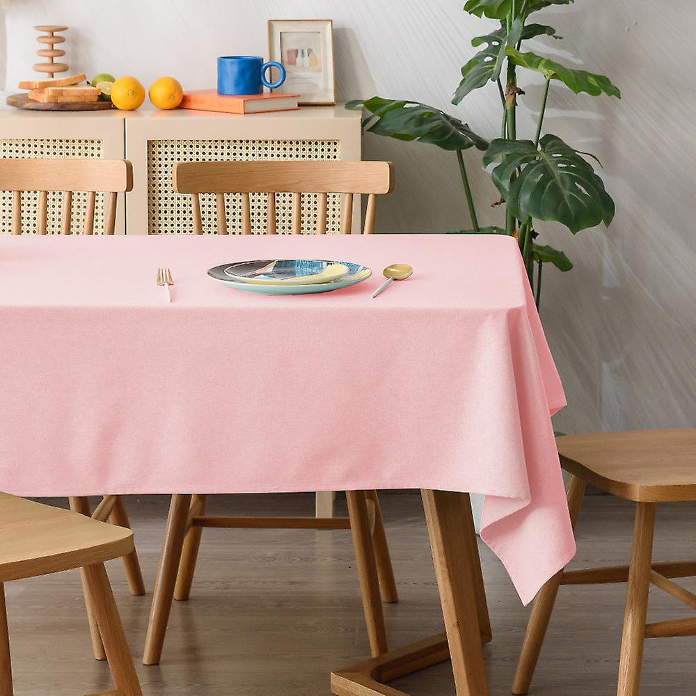 Tablecloth Pure Color Fresh Animation Lining Tablecloth Simple Rectangular Table Cloth