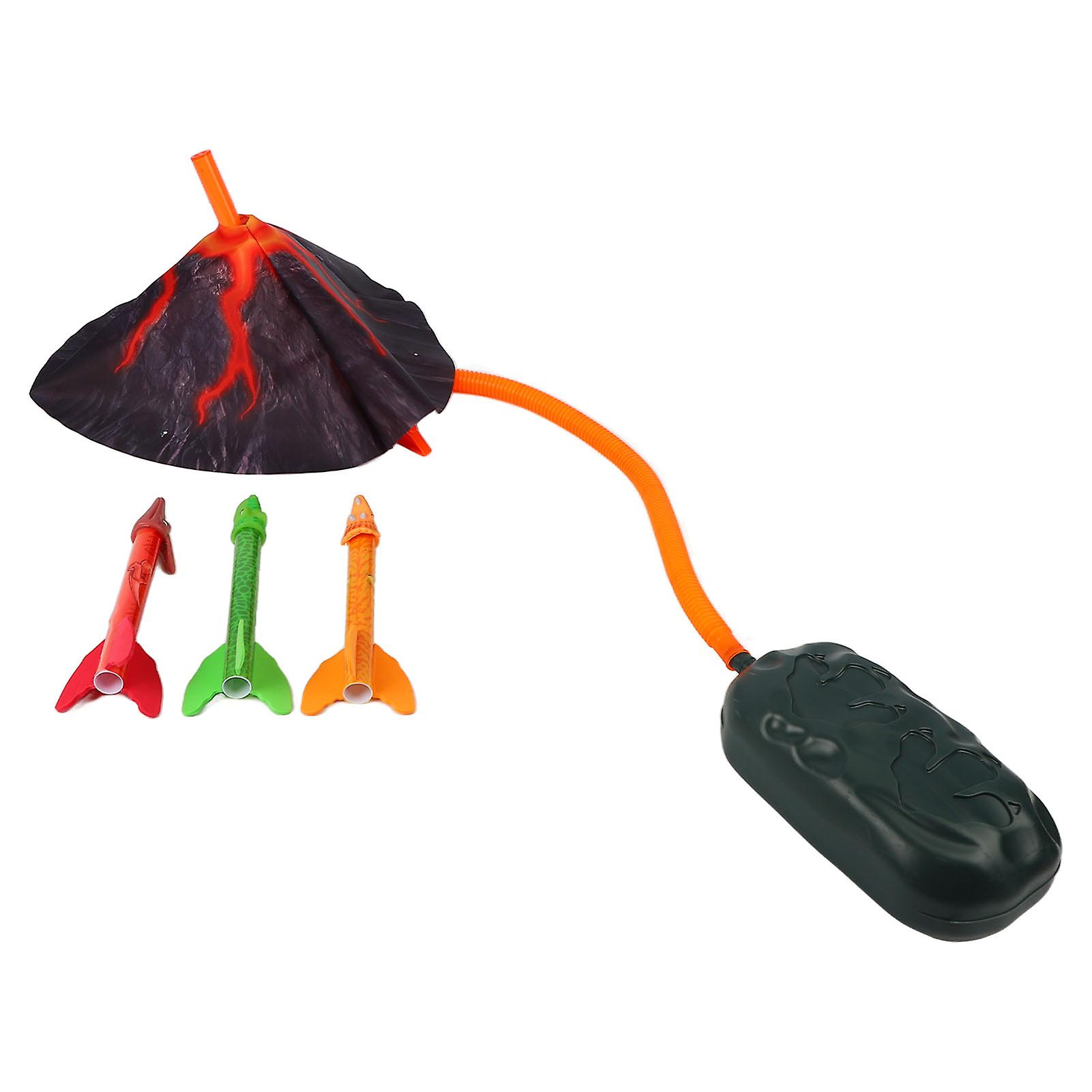 Air-Powered Dinosaur Launch Toy for Kids - Soft Foam Stomp Game for Outdoor Fun