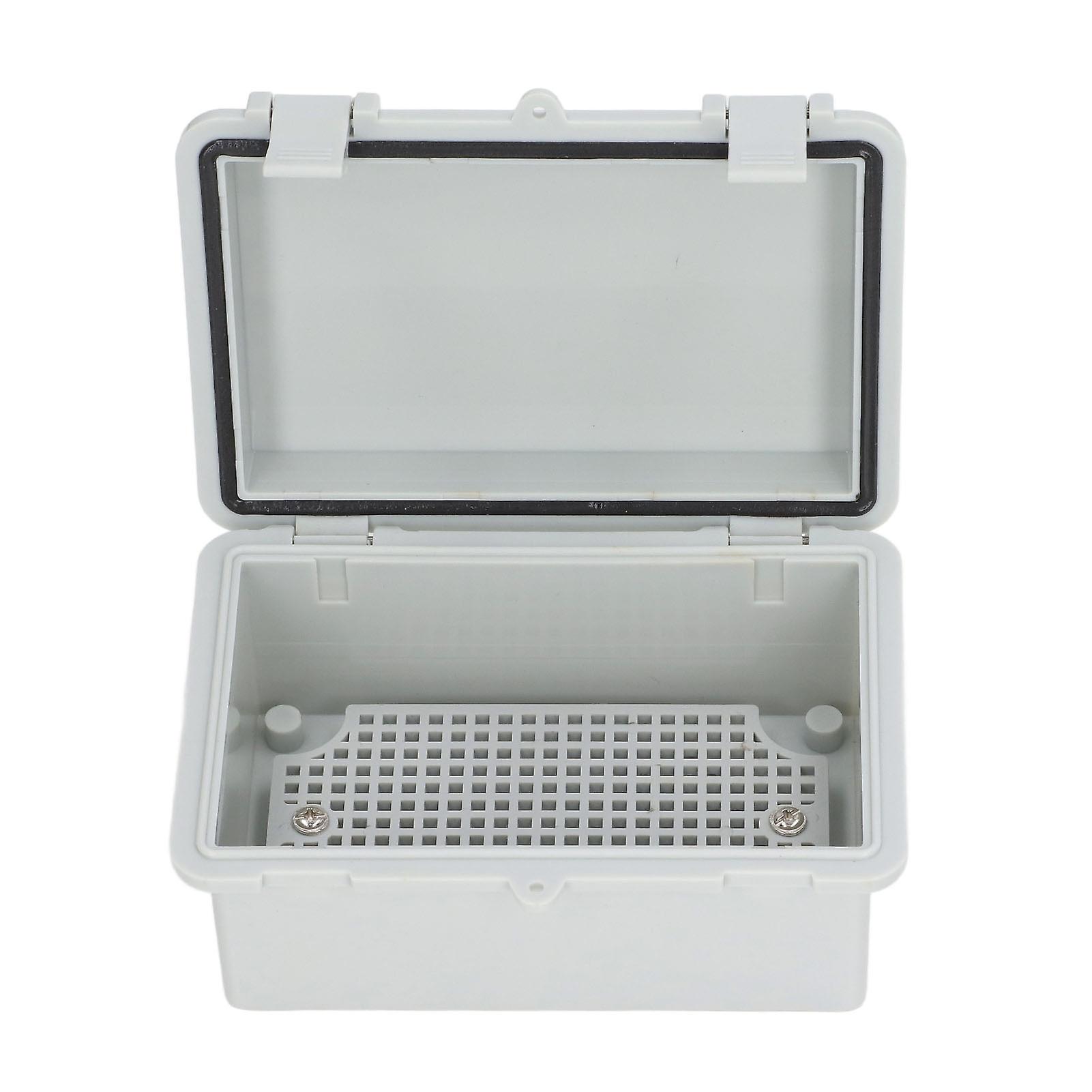 Ouitble Waterproof Electrical Box Waterproof Electrical Junction Box with Hinged Cover, Dustproof Insulated Outdoor Project Box, Plastic Clip, DIY