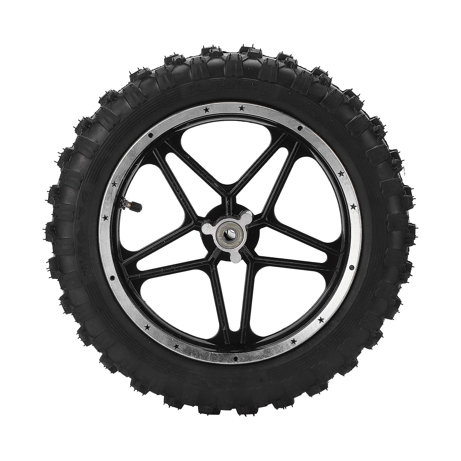 2.5-10in Front Wheel Rubber Tire Replacement Fits for 47cc 49cc 2 Stroke Mini Dirt Bike