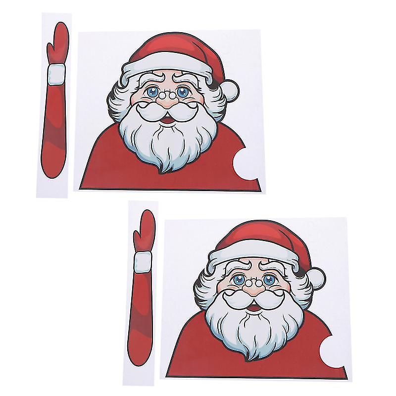 2set Christmas Themed Car Sticker